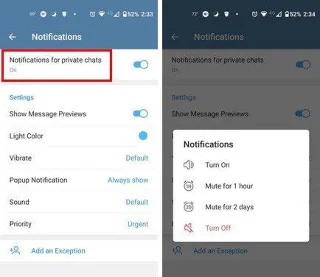 Hur du hanterar dina meddelanden på Telegram
