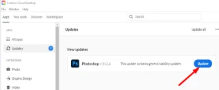 Ištaisykite „Photoshop Save for Web“ klaidą „Nepakanka atminties“.