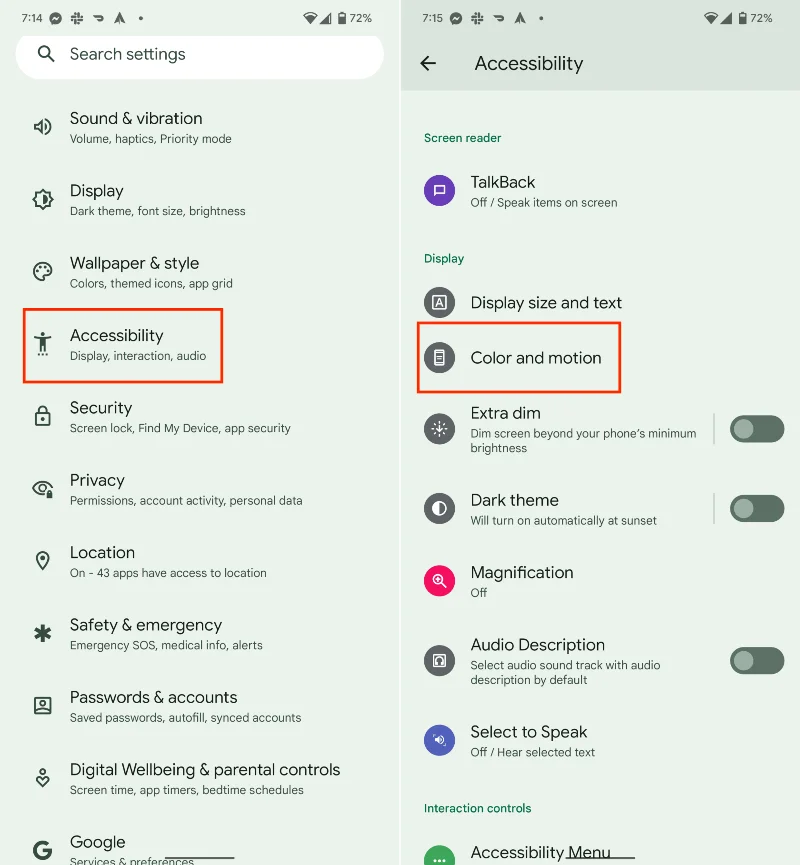 Як інвертувати кольори на Android