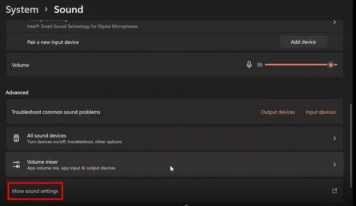 Fler ljudinställningar