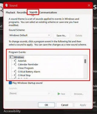 Välj ljudalternativ