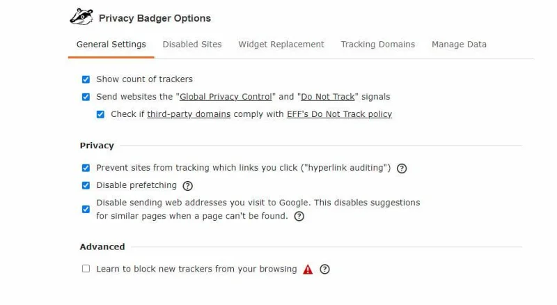 Kuidas kasutada Privacy Badger Chrome'i laiendust veebijälgijate peatamiseks