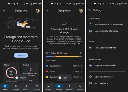 Google: як перевірити, скільки пам’яті у вас залишилося
