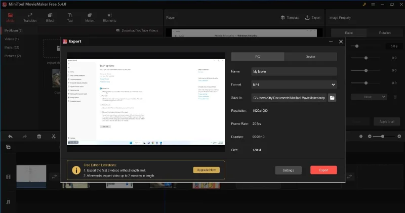 Как да използвате MiniTool MovieMaker за Stellar видео редактиране