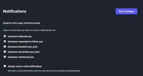 Mastodon: Как да управлявате вашите известия
