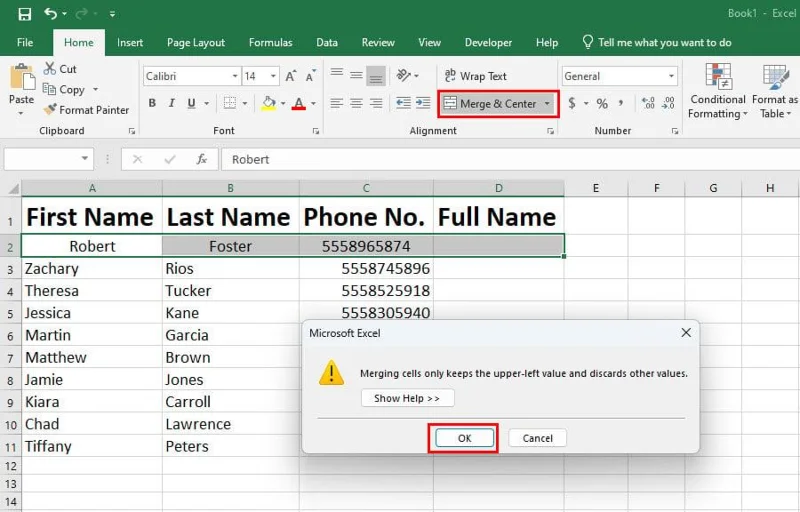 Hvernig á að sameina tvo dálka í Excel: 5 bestu aðferðir Hvernig á að sameina tvo dálka í Excel: 5 bestu aðferðir