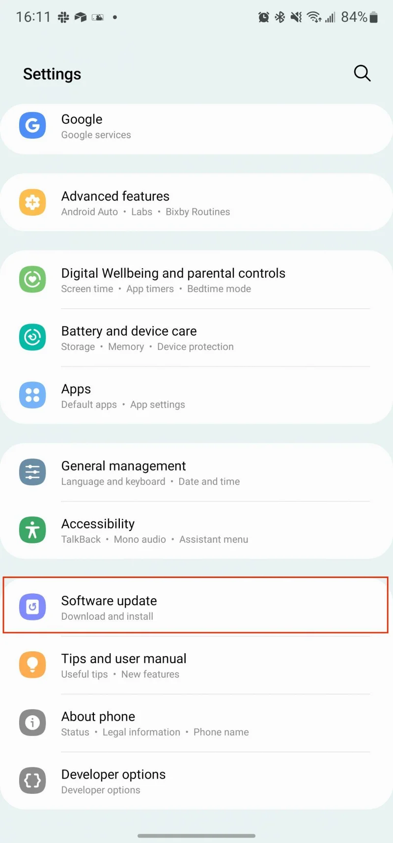 Як оновити Samsung Galaxy S22