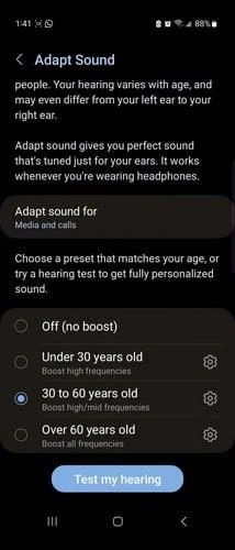 Hur man aktiverar Samsung Adapt Sound för bästa ljud