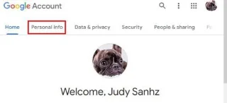 Kaip pakeisti savo vardą „Google“.