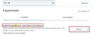 Chrome: Как да включите разделите за запазване на паметта