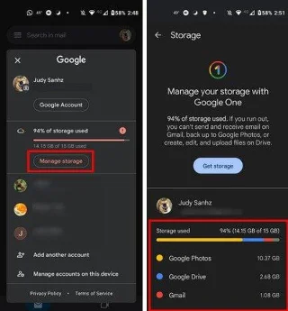 Google: як перевірити, скільки пам’яті у вас залишилося