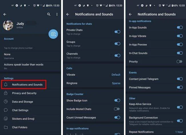 Hur du hanterar dina meddelanden på Telegram Hur du hanterar dina meddelanden på Telegram
