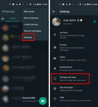 WhatsApp: Jak spravovat úložiště