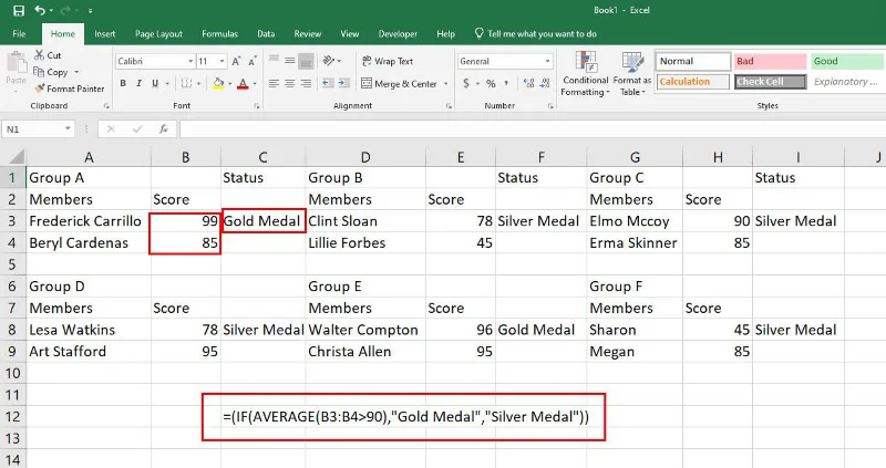 Hvernig á að nota Excel EF-ÞÁ Formúla: 5 bestu raunheimssviðsmyndir