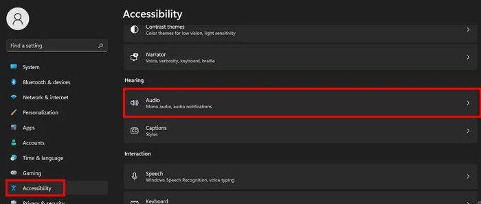 2 способи увімкнути/вимкнути моноаудіо в Windows 11