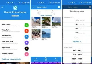 5 безплатни приложения за Android за преоразмеряване на снимки