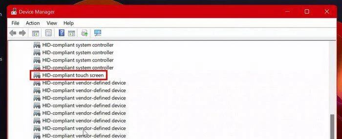Windows 11: Az érintőképernyő engedélyezése/letiltása