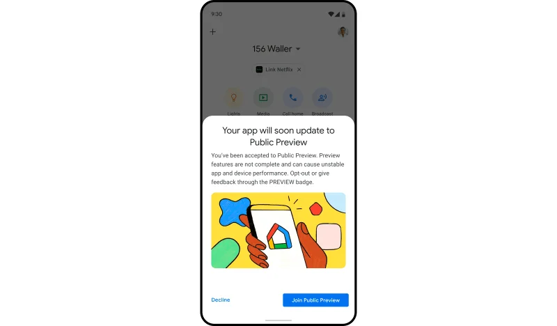 Hur man registrerar sig för Google Home Public Preview