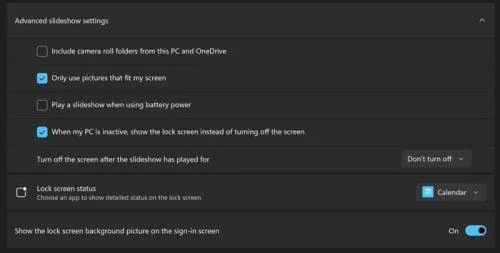 A zárolási képernyő testreszabása a Windows 11 rendszeren