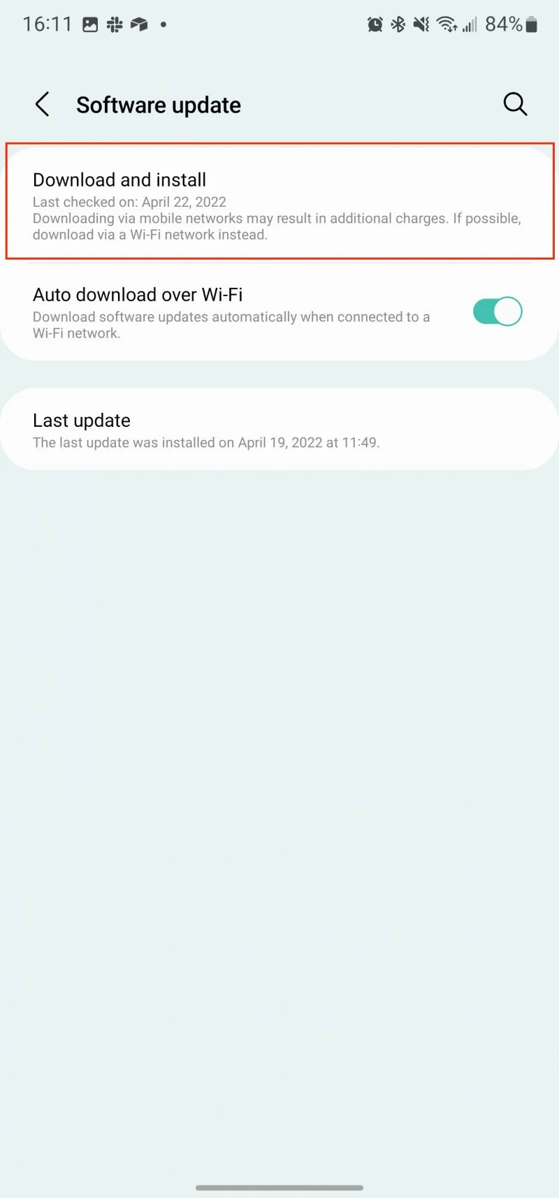 Як оновити Samsung Galaxy S22
