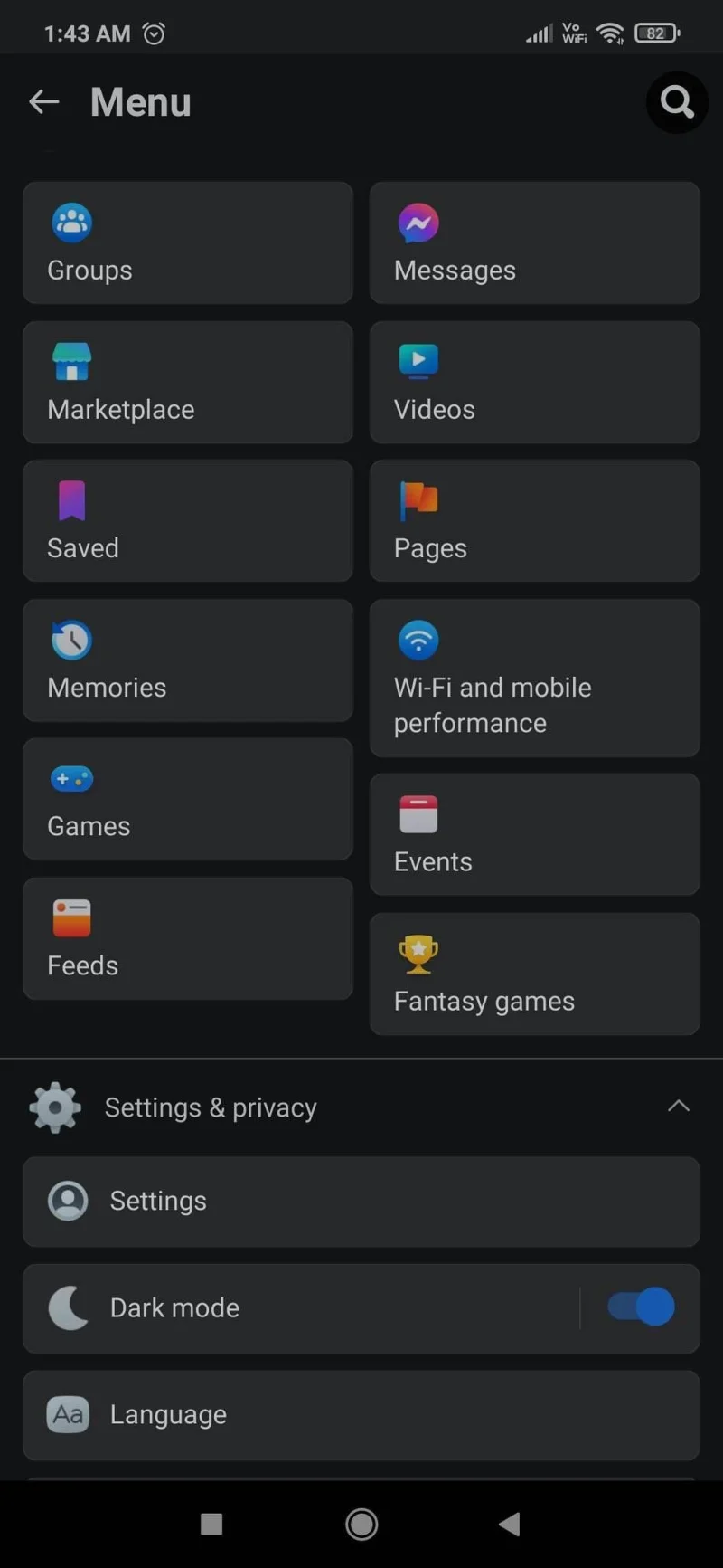 Kako omogočiti Facebook temni način leta 2023: preizkušene metode