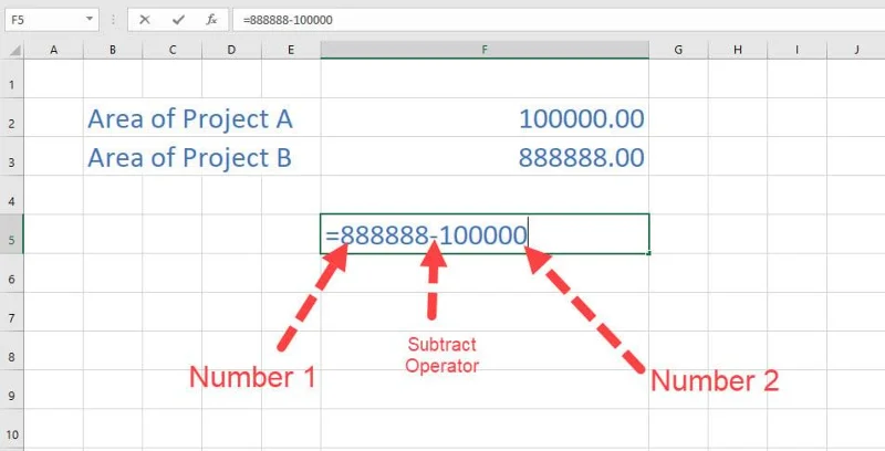 Hvernig á að nota Excel frádráttarformúlu - 6 bestu leiðirnar Hvernig á að nota Excel frádráttarformúlu - 6 bestu leiðirnar