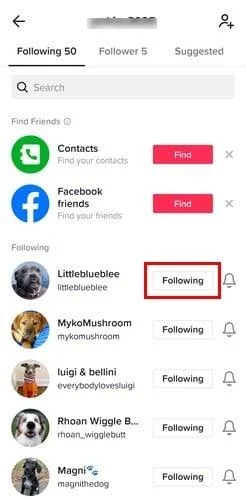 Как лесно да следвате и спирате да следвате някого в TikTok