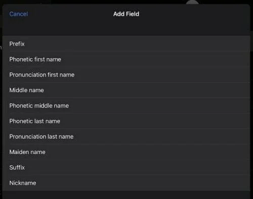 Hur du hanterar dina kontakter på iPadOS 16