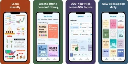 Nejlepší aplikace pro shrnutí knih pro Android a iOS v roce 2023
