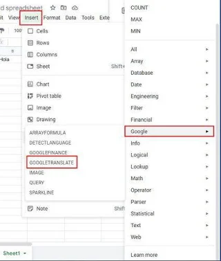 Google Sheets: Как да използвате формулата на Google Translate