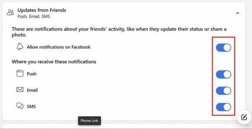 Как да получите известие, когато приятел публикува във Facebook