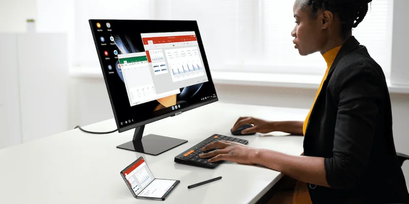 A Samsung DeX használata Galaxy Z Fold 4-en