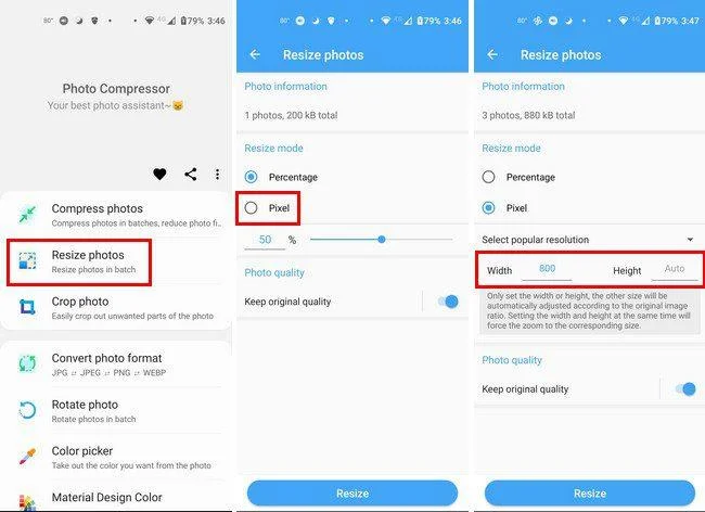 5 δωρεάν εφαρμογές Android για αλλαγή μεγέθους εικόνων