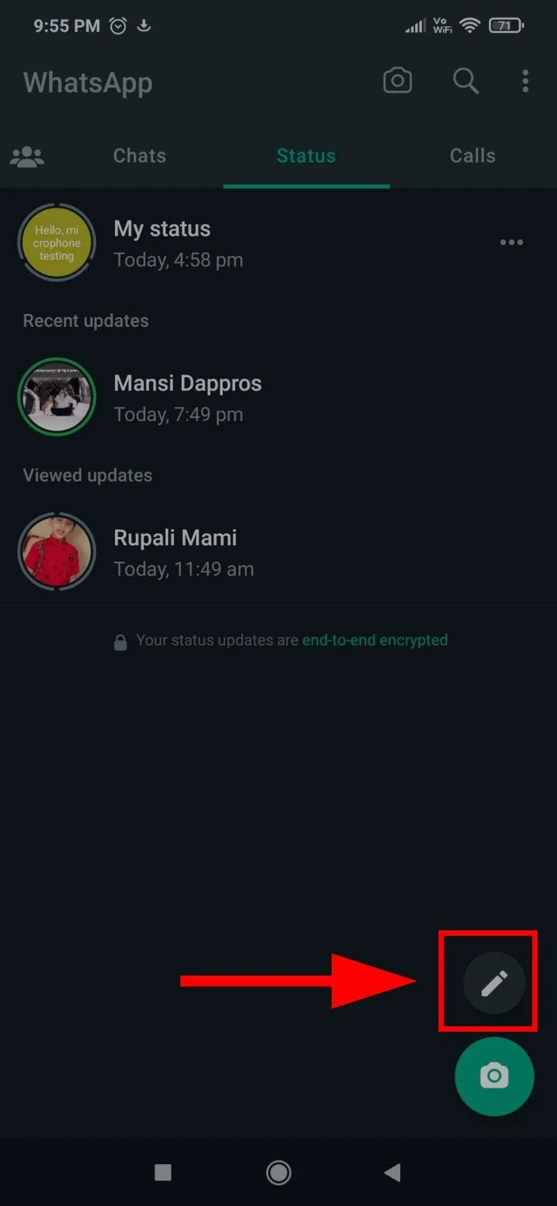 Как да споделяте статус на WhatsApp във Facebook Story