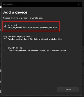 „Windows 11“: kaip prijungti „Bluetooth“ įrenginį