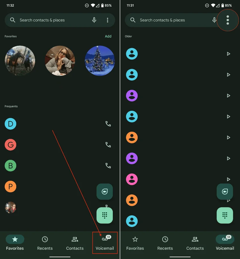 Hur man ställer in röstbrevlåda på Android Hur man ställer in röstbrevlåda på Android