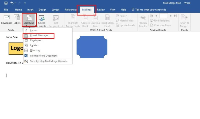 Hvernig á að sameina póst frá Excel í Word á 2 áreynslulausa vegu