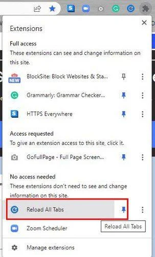 Chrome: Как да опреснявате различни раздели едновременно