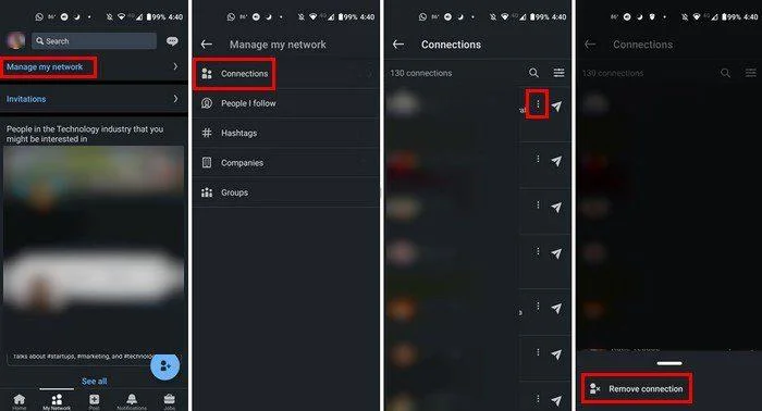 LinkedIn: Si të hiqni një lidhje