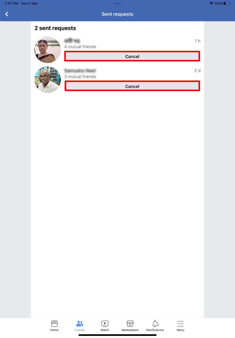 Si të shikoni kërkesat për miq në pritje në Facebook