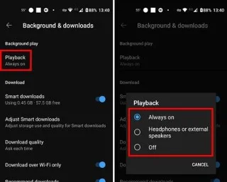 YouTube Premium: Si të çaktivizoni/aktivizoni riprodhimin në sfond