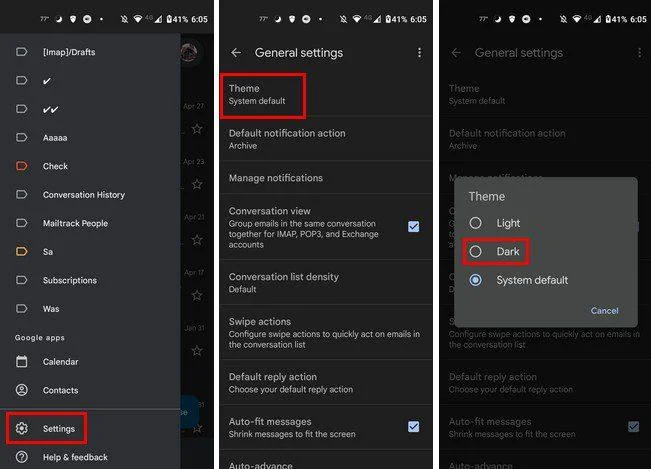 Ενεργοποιήστε τη σκοτεινή λειτουργία στο Gmail με αυτά τα απλά βήματα