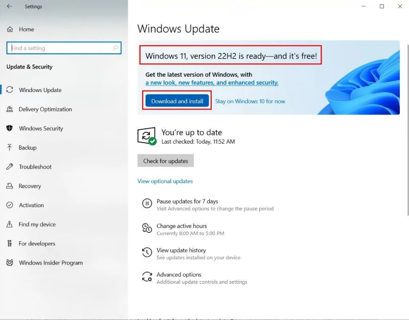 Коли термін служби Windows 10 21H2 завершується і що робити далі?