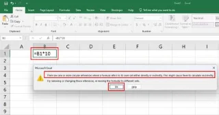 Si të gjeni referenca rrethore në Excel për të shmangur të dhënat e gabuara