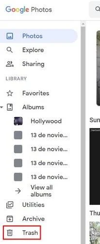 Google Photos: como recuperar imaxes borradas
