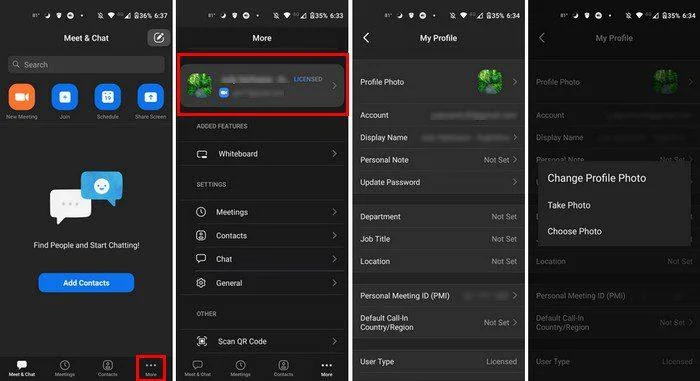 Hur du ändrar din zoomprofilbild