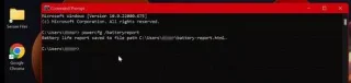 Windows 11: як отримати звіт про акумулятор