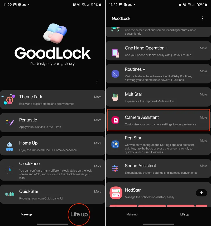 Jak používat asistenta fotoaparátu na Galaxy S23