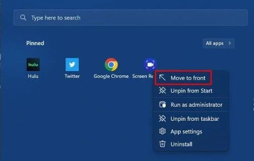 Windows 11: Jak připnout soubor nebo složku do nabídky Start