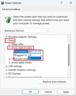 Windows 11: o PC non pasará ao modo de suspensión